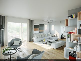 immobilier projection 3D
