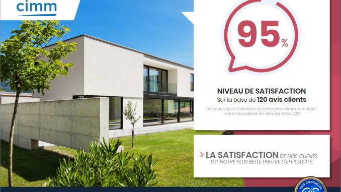 Niveau de satisfaction immobilier